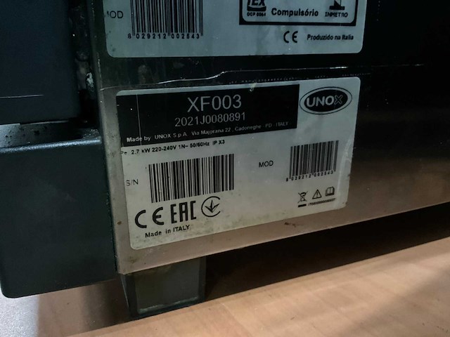 Unox xf003 heteluchtoven - afbeelding 4 van  4