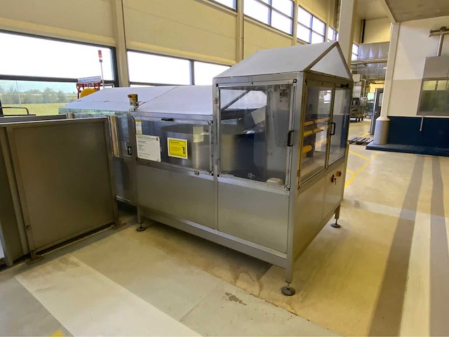 Unscrambler flessen opzetmachine met palletlift - afbeelding 4 van  11