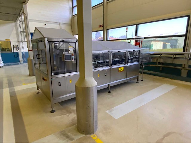 Unscrambler flessen opzetmachine met palletlift - afbeelding 4 van  11