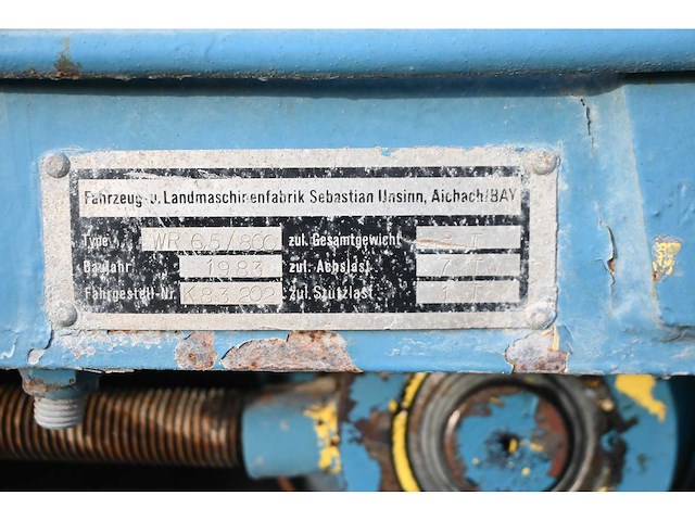 Unsinn - wr6,5/800 worker 8t - kalkstrooier - afbeelding 2 van  23