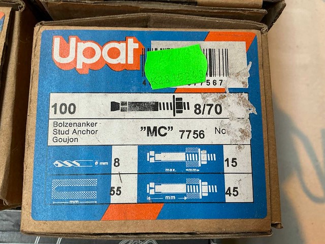 Upat ankerbouten (10x) - afbeelding 4 van  6
