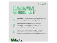 Upcycle it apple iphone 14 (refurbished) grade a (6.1) dual sim ios 17 5g 256gb zwart - afbeelding 2 van  4