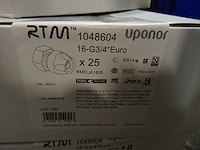 Uponor - rtm - 1048604 - adapter 16x3/4" (68x) - afbeelding 2 van  3