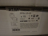 Uponor - rtm - ppsu 25 1048549 - kniekoppeling (43x) - afbeelding 2 van  3