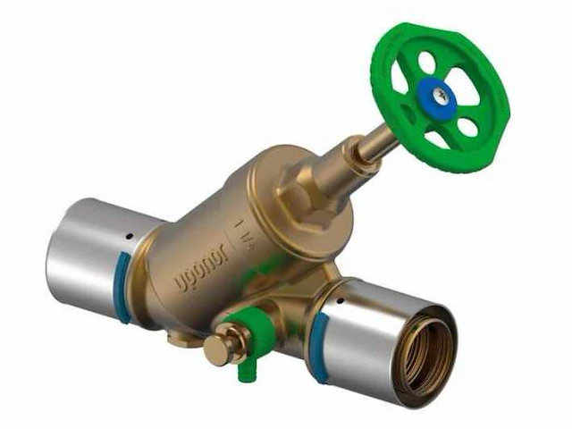 Uponor - s-press plus - stopkraan met spindel (2x) - afbeelding 1 van  2
