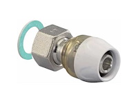 Uponor 1057376 schroefkoppeling rtm messing 20mmx3/4"bn. (9x) - afbeelding 1 van  3