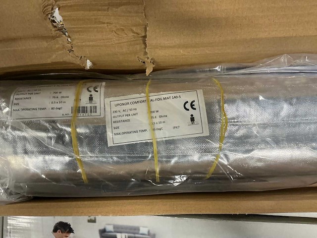 Uponor comfort e elektrische vloerverwarmingmat (10x) - afbeelding 3 van  13