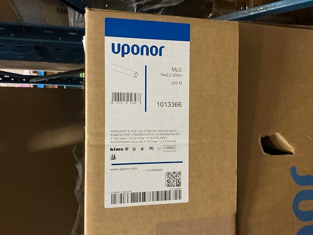 Uponor meerlagenbuis 14 x 2 mm (200 meter) (2x) - afbeelding 2 van  2