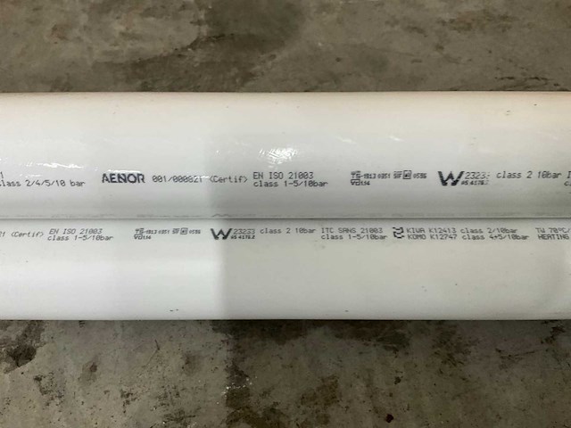 Uponor mlcp meerlagenbuis 50x4,5mm wit 3000mm (3x) - afbeelding 2 van  5