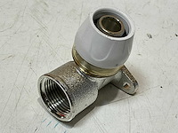 Uponor muurplaat met flens rtm messing 20mmx3/4"bn. (18x) - afbeelding 2 van  6