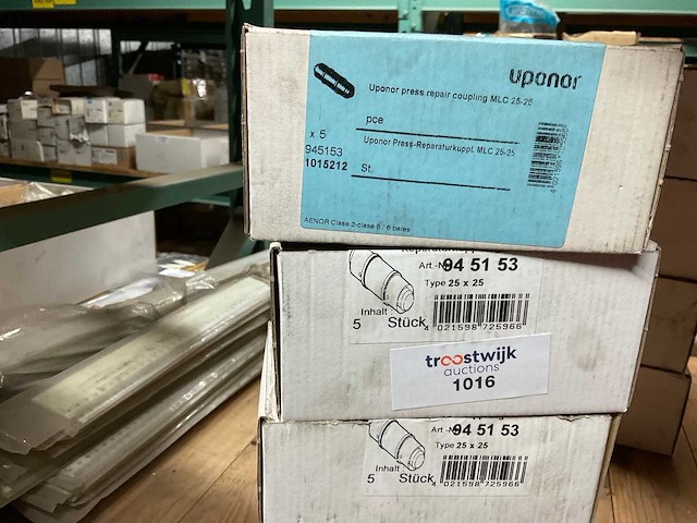 Uponor perskoppelingen cv-installatiemateriaal (25x) - afbeelding 1 van  1