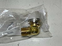 Uponor puntknie 90° rtm messing 20mmx1/2"bt. (20x) - afbeelding 2 van  2
