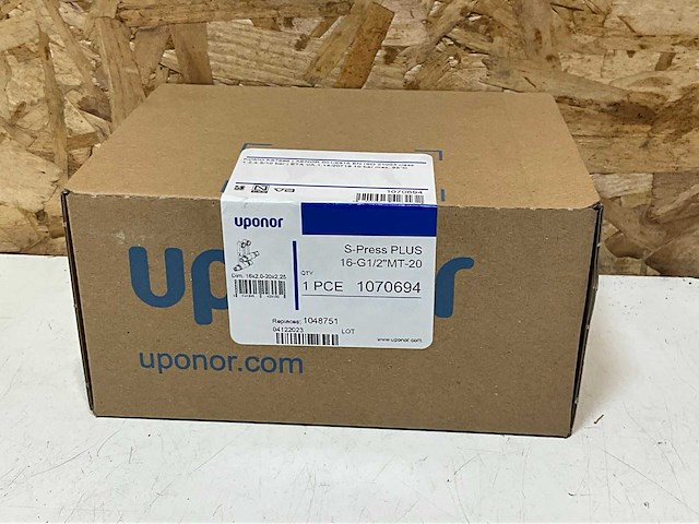 Uponor s press plus 1070694 plintaansluiting 16x1/2"bt.x20mm (2x) - afbeelding 2 van  3