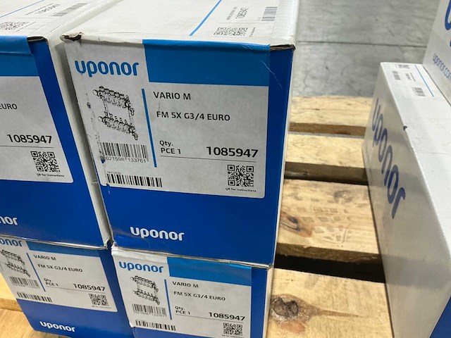 Uponor vario m verdeler 5-groeps, 3/4” (4x) - afbeelding 2 van  2
