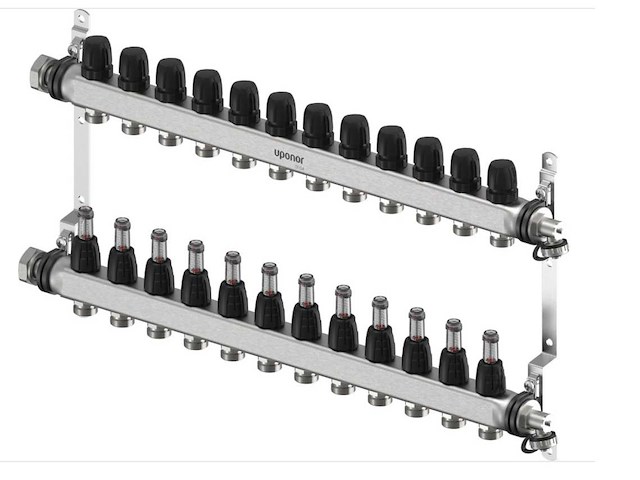 Uponor vario s vloerverwarmingsverdeler fm 13 groeps g3/4 euro - afbeelding 1 van  2