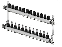 Uponor vario s vloerverwarmingsverdeler fm 13 groeps g3/4 euro - afbeelding 1 van  2