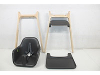 Uppababy ciro jake kinderstoel antraciet hout - afbeelding 2 van  3