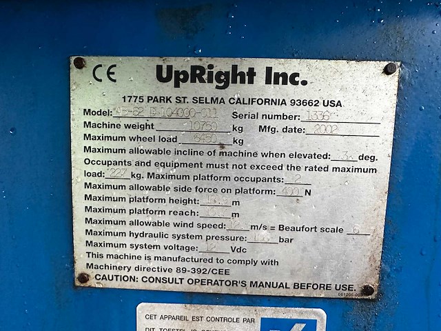Upricht - ab62rt - knikarm hoogwerker diesel - afbeelding 7 van  8