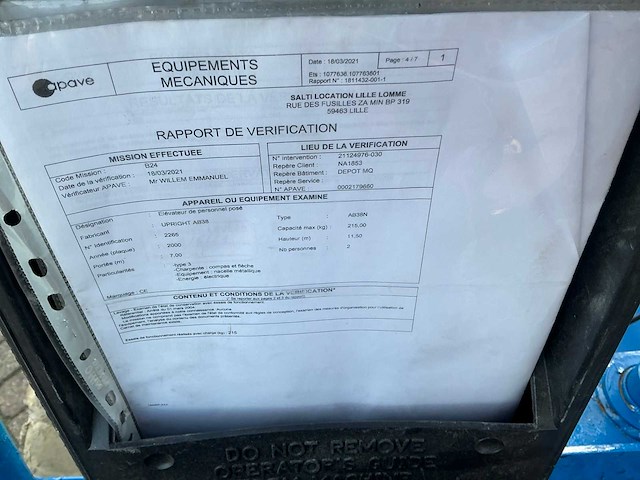 Upright ab38n hoogwerker - afbeelding 9 van  18