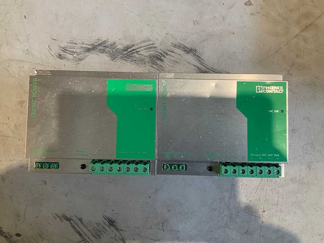 Ups voeding din rail - phoenix contact (2x) - afbeelding 1 van  2
