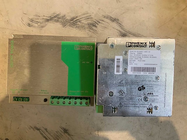 Ups voeding din rail - phoenix contact (2x) - afbeelding 2 van  2
