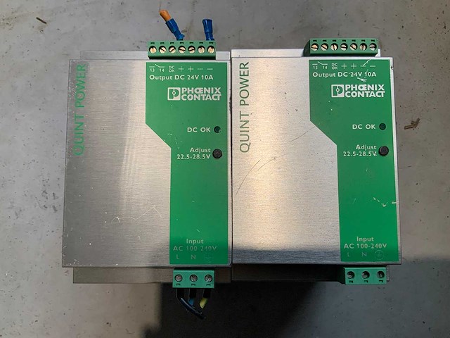 Ups voeding din rail - phoenix contact (3x) - afbeelding 1 van  2