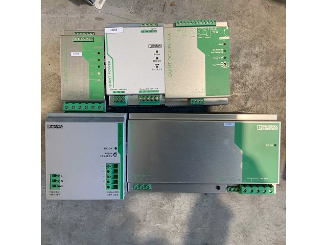 Ups voeding din rail - phoenix contact (5x) - afbeelding 1 van  2