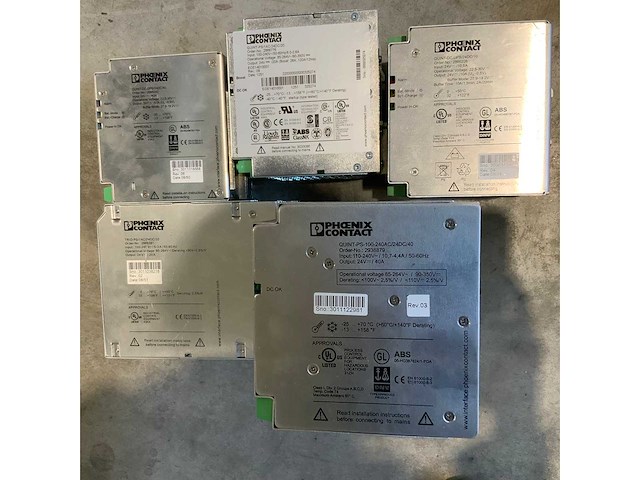Ups voeding din rail - phoenix contact (5x) - afbeelding 2 van  2