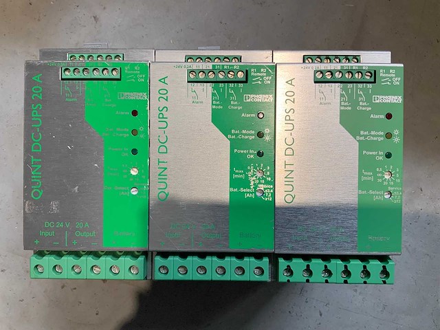 Ups voeding din-rail - phoenix contact voeding (3x) - afbeelding 1 van  2