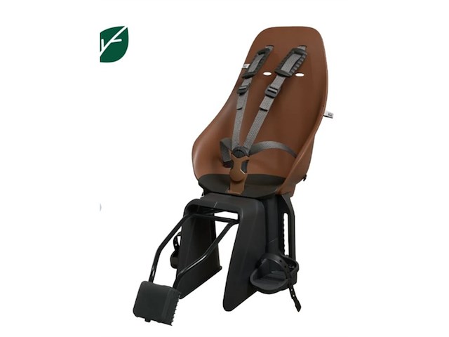 Urban iki bio fietsstoeltje achter ta-ke frame montage haniwa brown/ bincho black - afbeelding 1 van  3