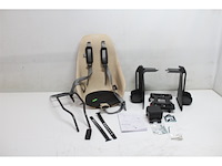 Urban iki bio fietsstoeltje achter take frame montage oishi beige/ bincho black - afbeelding 1 van  3