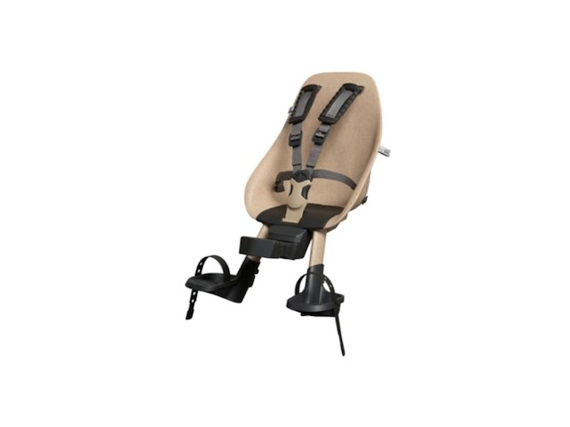 Urban iki bio fietsstoeltje ta-ke voor oishi beige/ bincho zwart - afbeelding 1 van  1