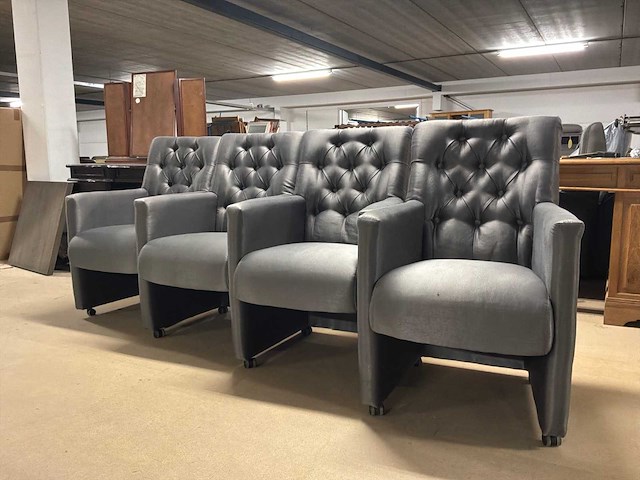 Urban sofa verrijdbare eetkamerstoel (4x) - afbeelding 3 van  10