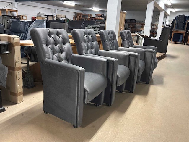 Urban sofa verrijdbare eetkamerstoel (4x) - afbeelding 8 van  10