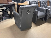 Urban sofa verrijdbare eetkamerstoel (4x) - afbeelding 9 van  10
