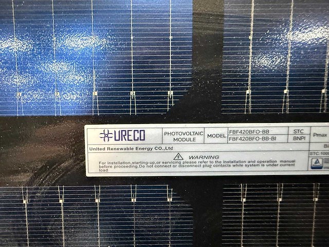 Ureco - set van 2 zonnepanelen (420 wp) aeg 0,75 kw omvormer - afbeelding 3 van  3