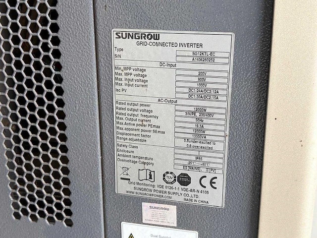 Ureco - set van 30 gebruikte panelen - sungrow 12 kw omvormer - afbeelding 4 van  4