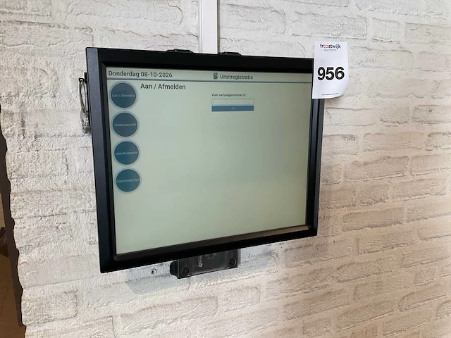 Urenregistratie systeem - afbeelding 1 van  6
