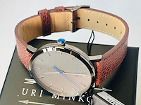 Uri minkoff herenhorloge - inclusief doos - nieuw - afbeelding 5 van  10
