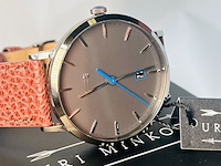 Uri minkoff herenhorloge - inclusief doos - nieuw - afbeelding 8 van  10