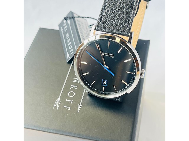 Uri minkoff herenhorloge - inclusief doos - nieuw - afbeelding 1 van  7