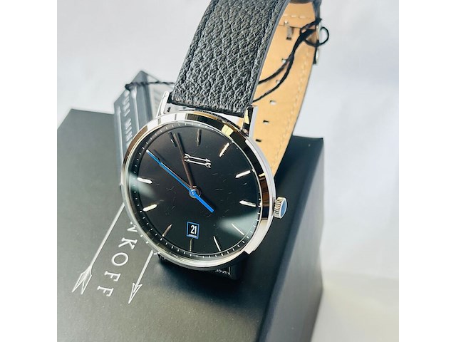 Uri minkoff herenhorloge - inclusief doos - nieuw - afbeelding 2 van  7