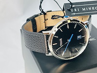 Uri minkoff herenhorloge - inclusief doos - nieuw - afbeelding 5 van  7