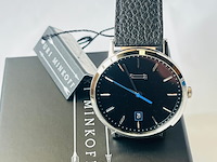 Uri minkoff herenhorloge - inclusief doos - nieuw - afbeelding 1 van  7