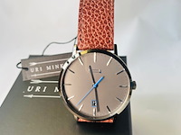 Uri minkoff herenhorloge - inclusief doos - nieuw - afbeelding 1 van  8