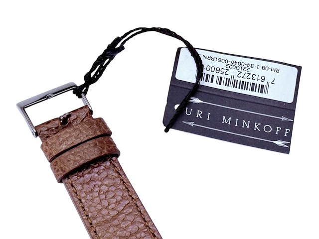 Uri minkoff herenhorloge - inclusief doos - nieuw - afbeelding 6 van  8
