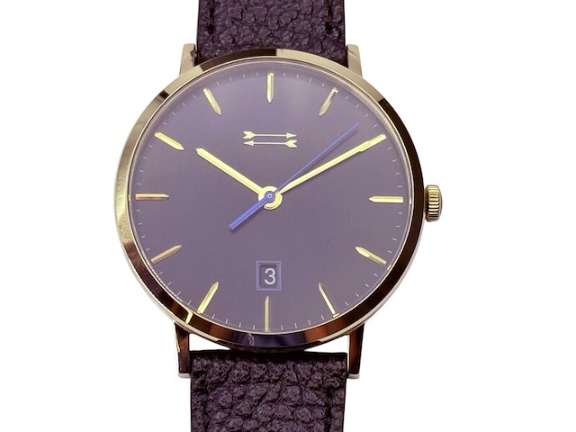 Uri minkoff herenhorloge - inclusief doos - nieuw - afbeelding 6 van  8
