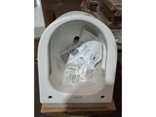 Urinoir duravit, mat wit - afbeelding 3 van  5