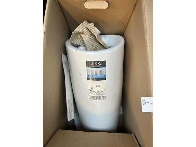 Urinoir met achterinlaat jika, golem, wit - afbeelding 1 van  3