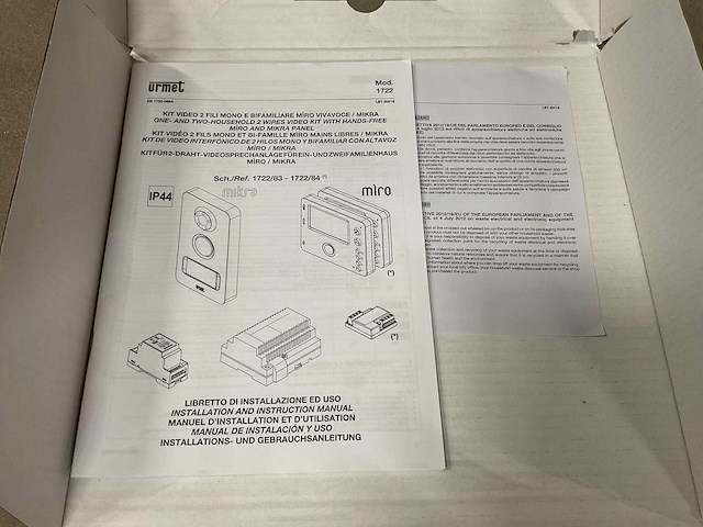 Urmet 1722 video-intercom set - afbeelding 3 van  3